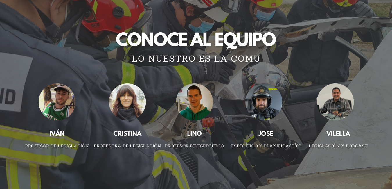 Conoce al equipo